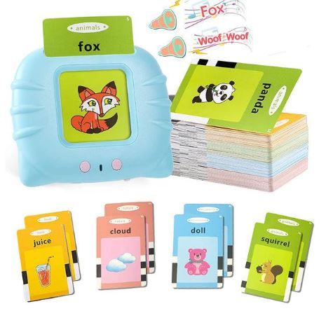 Kids Reading & Talking Flash Cards - Pocket Vocab - 2-8years - Pink Or Blue