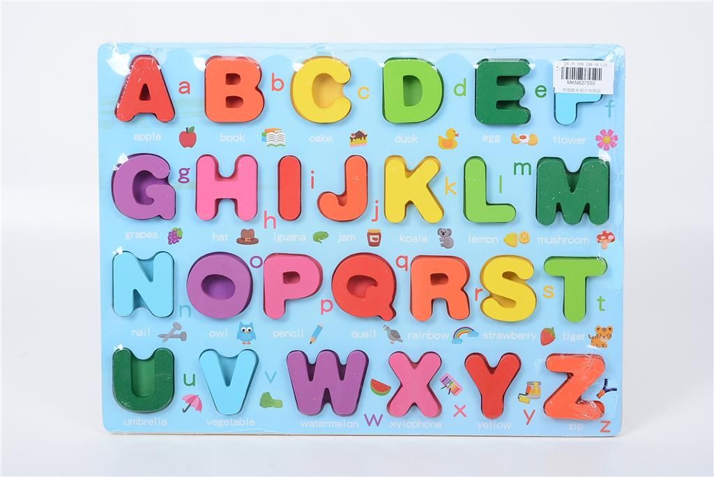 Montessori Learning Wooden Alphabet Board- Upper Case