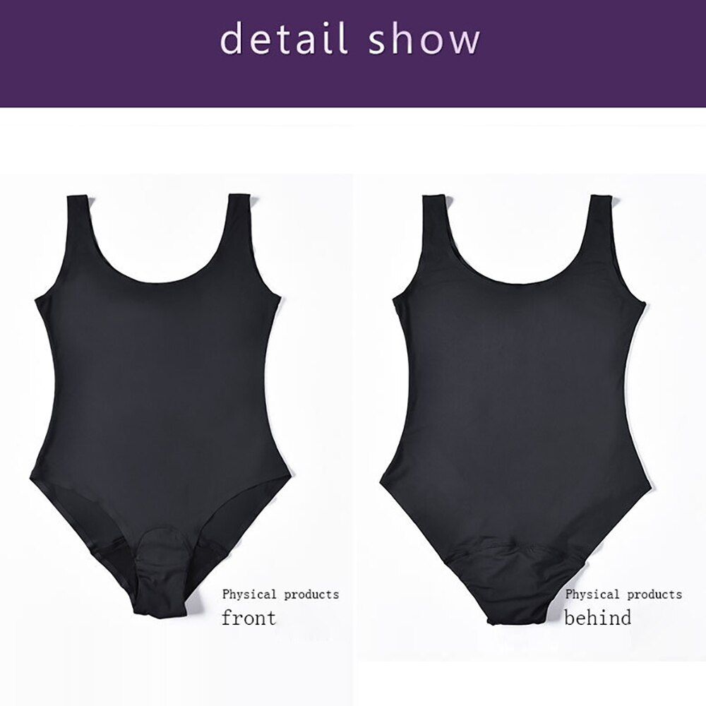 Physiological Swimsuit Bikini Four Layer Leak Proof Water Fast Absorption No Sanitary Napkin Menstrual Panties Black