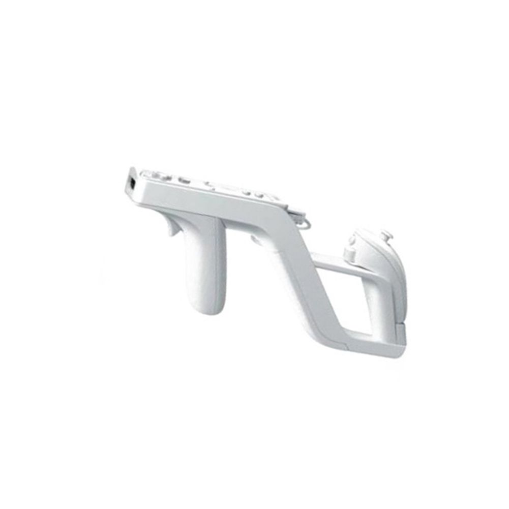 1Pc Detachable Zapper Gun For Nintendo Wii Remote-White