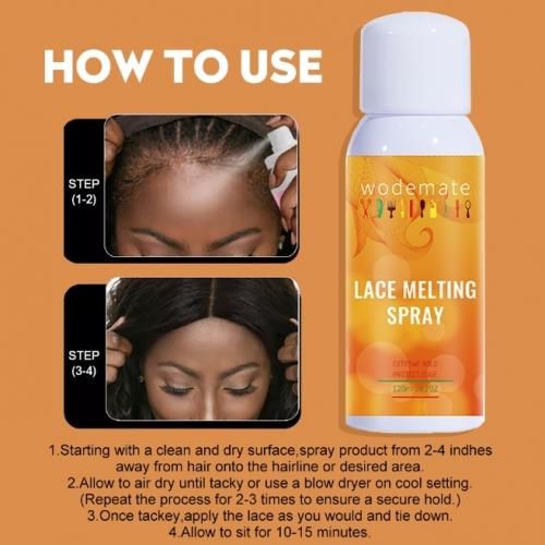 Wig Install Quick Dry Lace Melting Spray