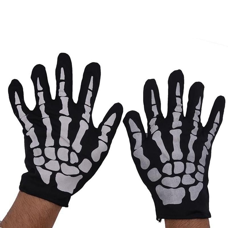 Mask Scary Chin Mask Skeleton Ghost Gloves