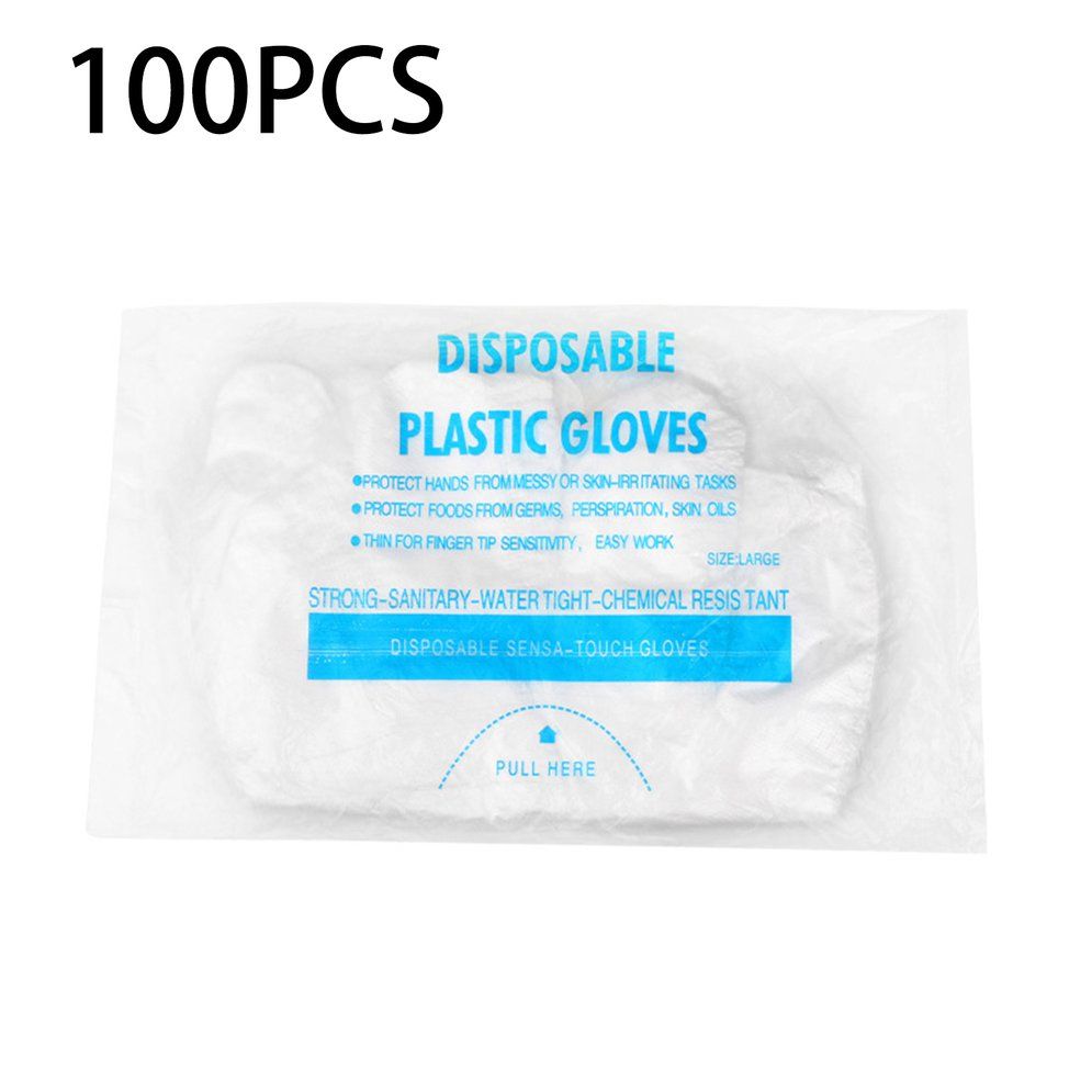 Household Hygiene Disposable Gloves Catering Food Grade Gloves Beauty Housekeeping Cleaning Sanitary Gloves White