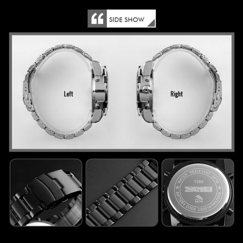1389 Quartz Man Watch Fashion Watch Luminous Multi-functional Three Time