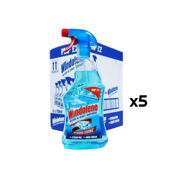 Window & Glass Spray Cleaner 750ml- 5Pcs