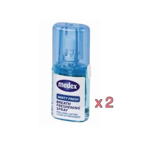 Minty Fresh Breath Freshening Spray - 20ml × 2pcs