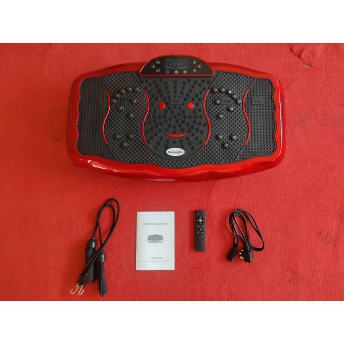 Ultrathin Vibration Platform/Massager With Two Resistance Band. Blood Circulation, Body Massage,fat Burner, Calories Burner, Cardiovascular.