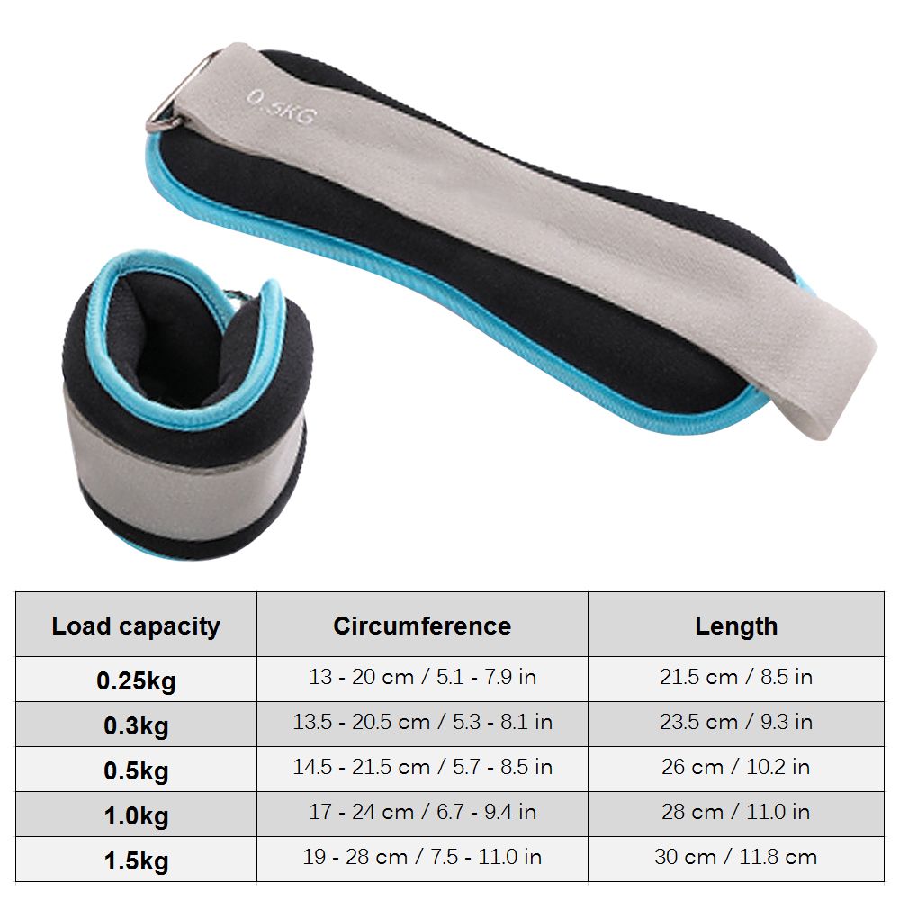 1 Pair Neoprene Ankle Weights Strap Fitness Ankle Straps