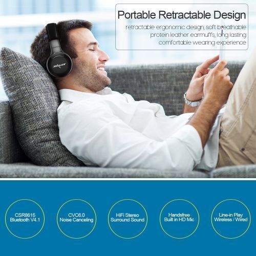 B20 Stereo Bluetooth Wireless Headset Super B Over Ear