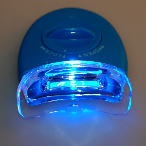 Teeth Whitener LED Light  Tool Blue, Battery Powered