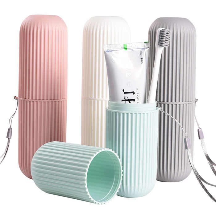 Portable Travel Toothpaste Toothbrush Cup Holder