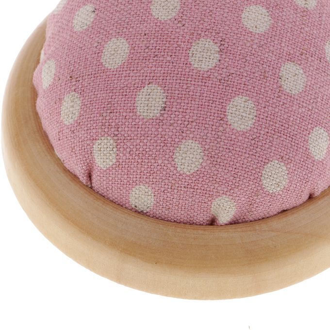 Polka Dot Pattern Pin Cushion And 100pcs Bead Pins Sewing  Pin