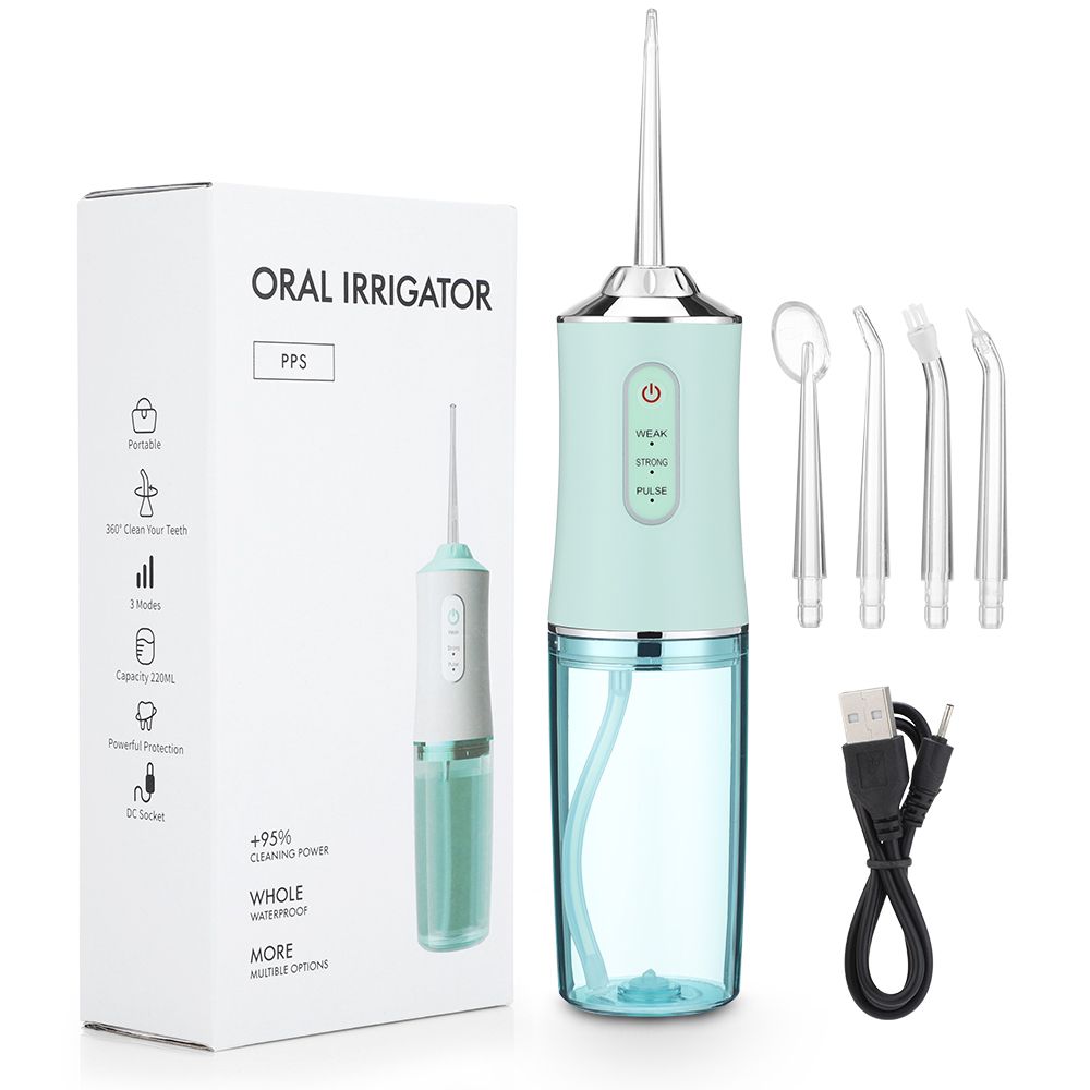 Oral Irrigator Portable Dental Water Flosser USBRechargeable
