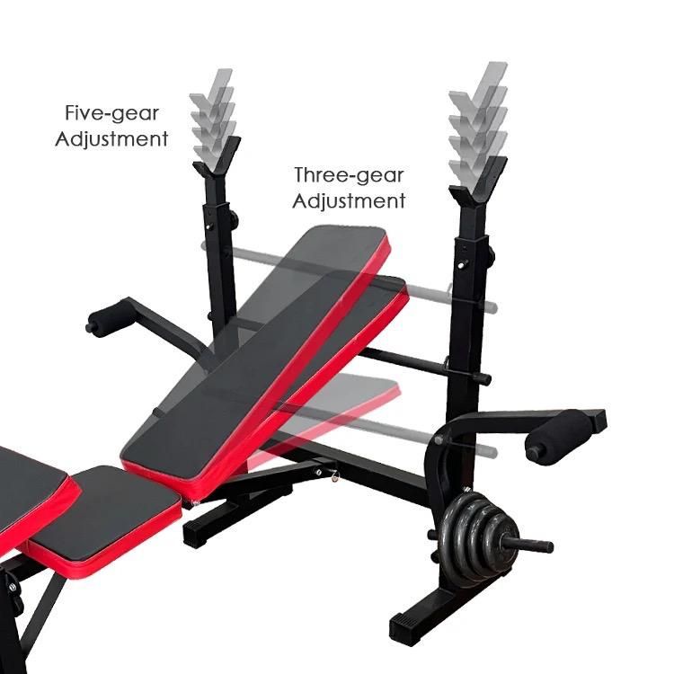 BENCH PRESS WITH 25KG BARBELL.