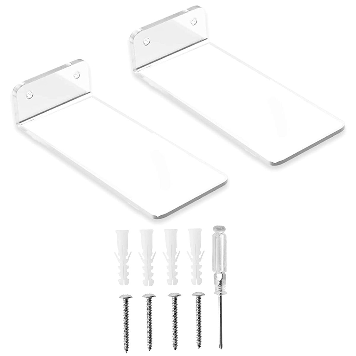 2 Pack Floating Shoe Display,Shelves Wall Mount Levitating