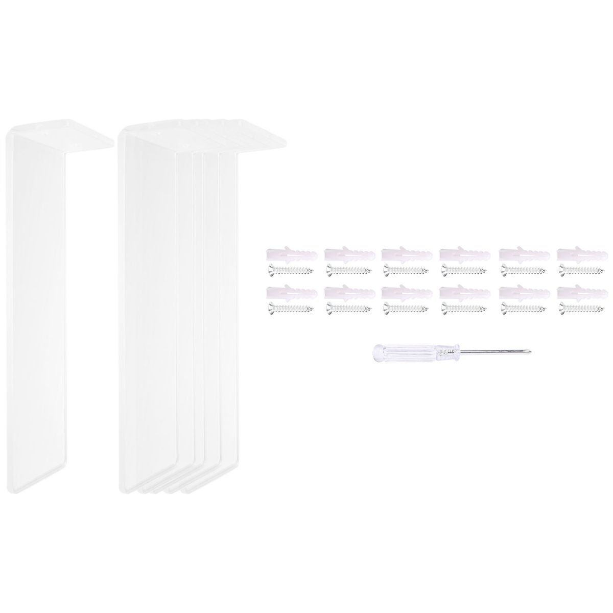 6 Pack Floating Shoe Display,Shelves Wall Mount Levitating S
