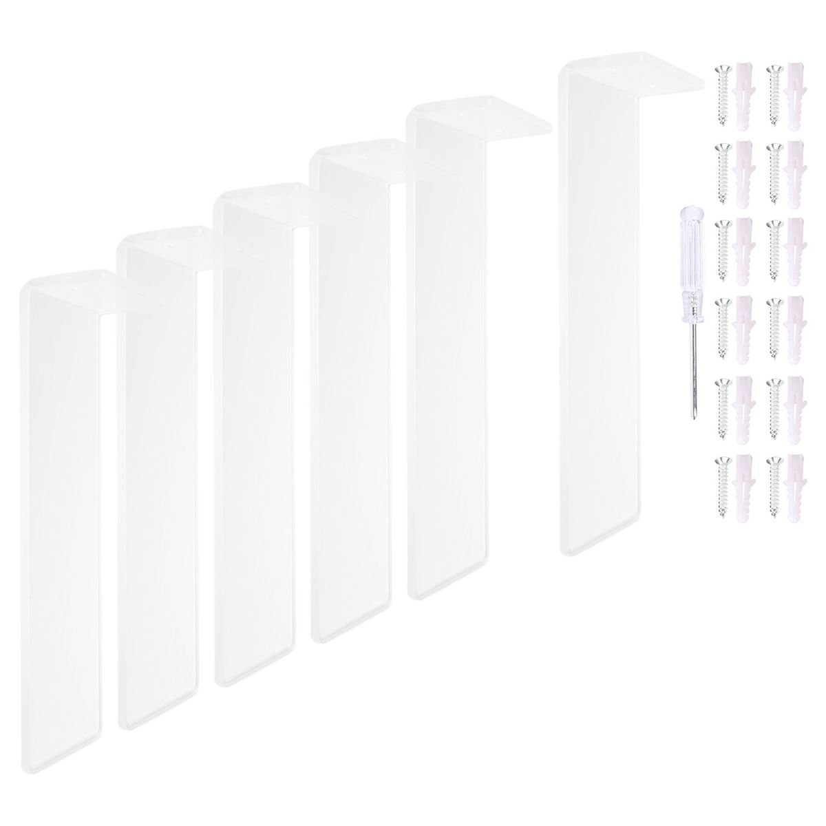 6 Pack Floating Shoe Display,Shelves Wall Mount Levitating S