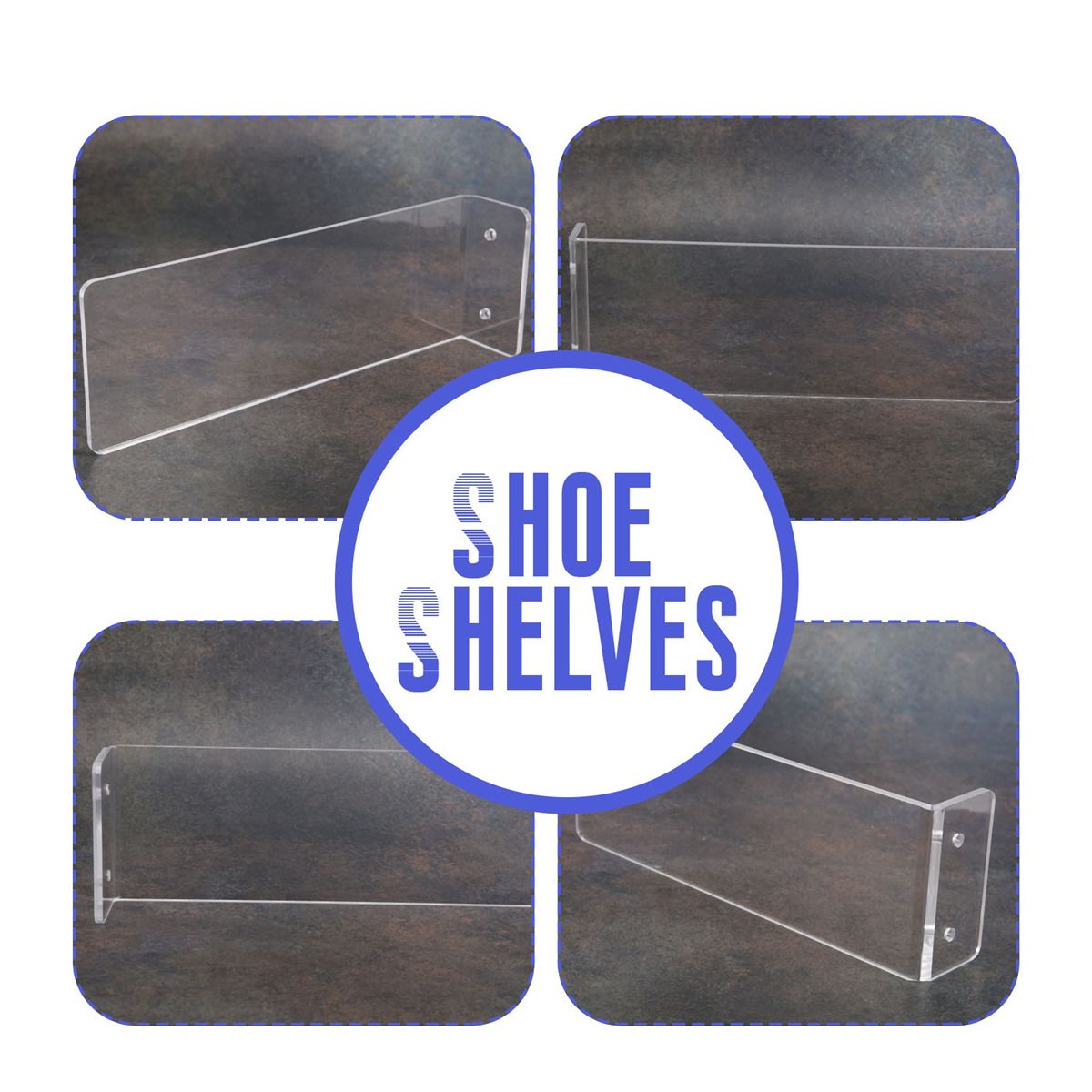 6 Pack Floating Shoe Display,Shelves Wall Mount Levitating S