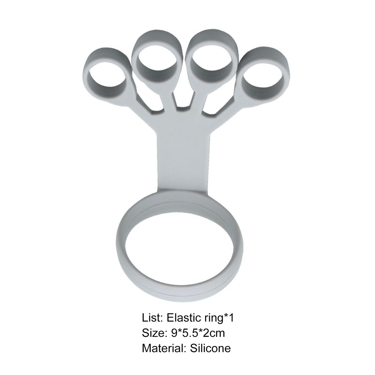 Finger Stretcher   Wear Resistant Finger Exerciser Grey