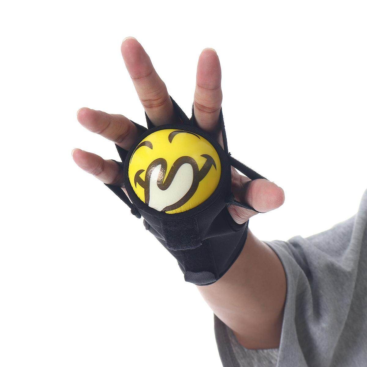 Hand Finger Rehabilitation Grip Ball Wrist Splint Brace Stroke Exercise