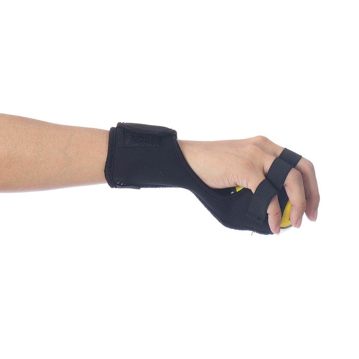 Hand Finger Rehabilitation Grip Ball Wrist Splint Brace Stroke Exercise