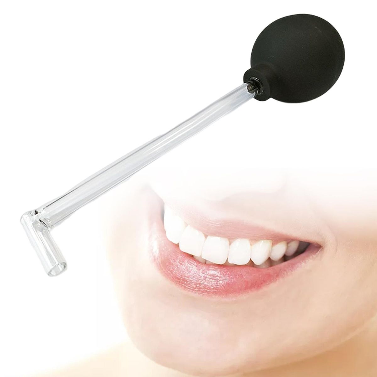 Tonsil  Vacuum Tool Mouth Cleaning Care Black