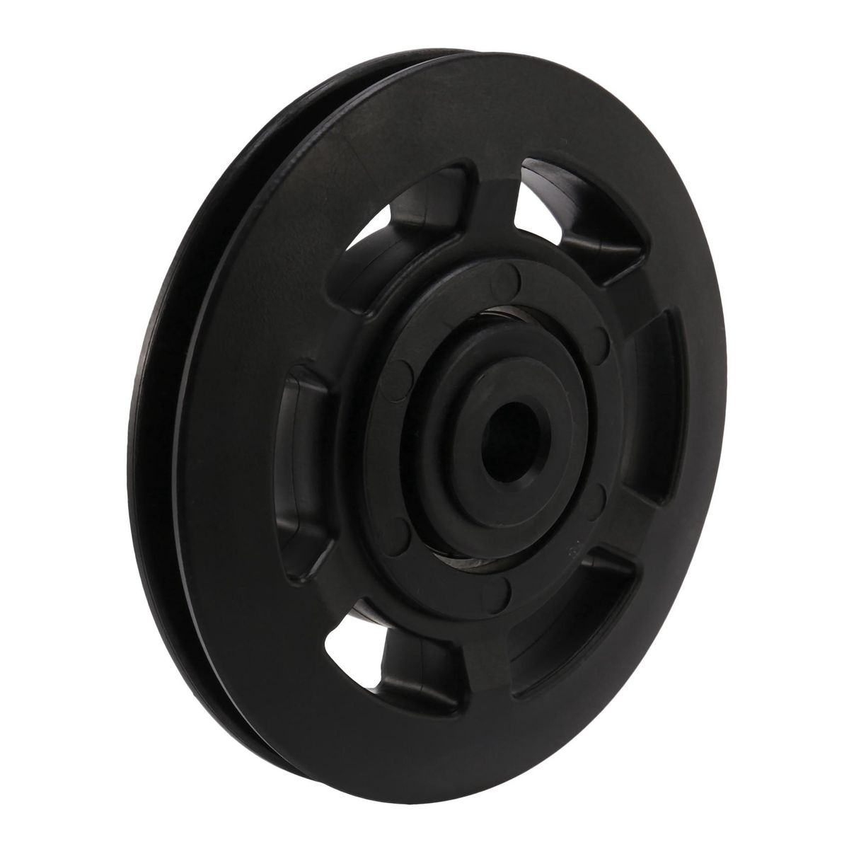 95mm Black Pulley Wheel Cable Gym Equipment Part Wearproof