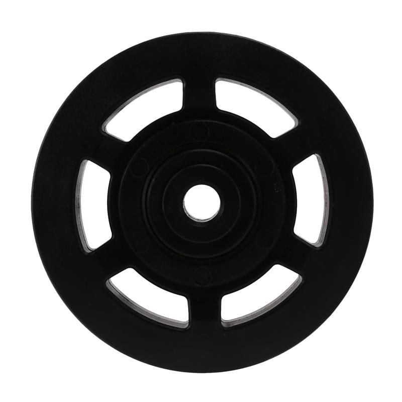 95mm Black Pulley Wheel Cable Gym Equipment Part Wearproof