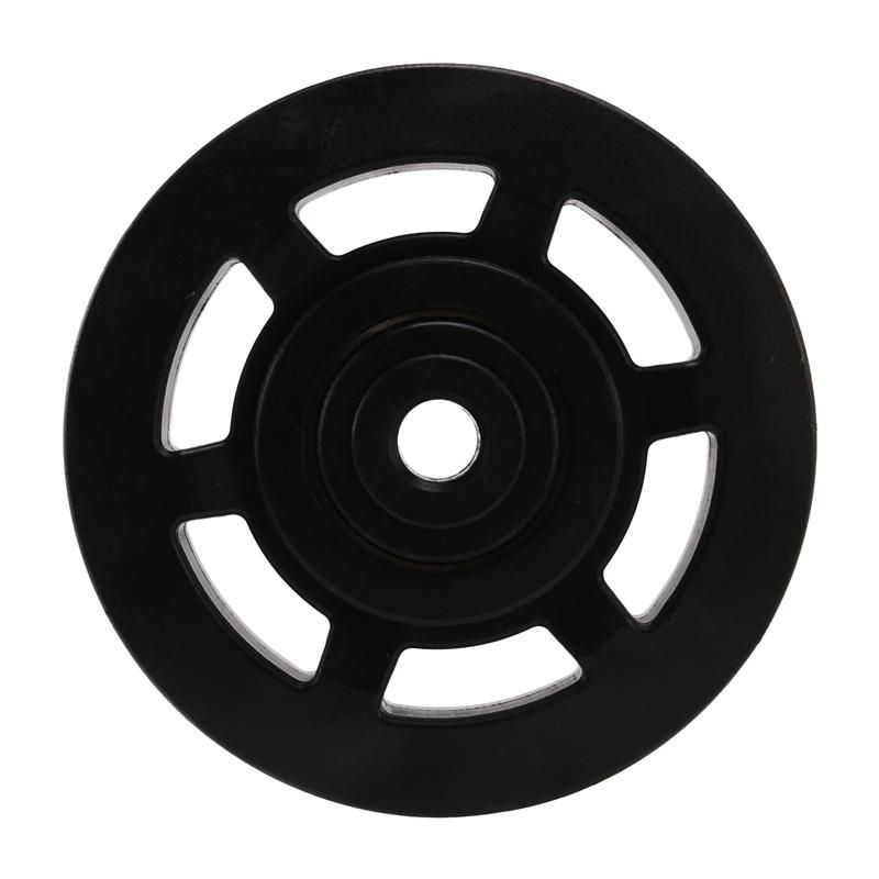 95mm Black Pulley Wheel Cable Gym Equipment Part Wearproof