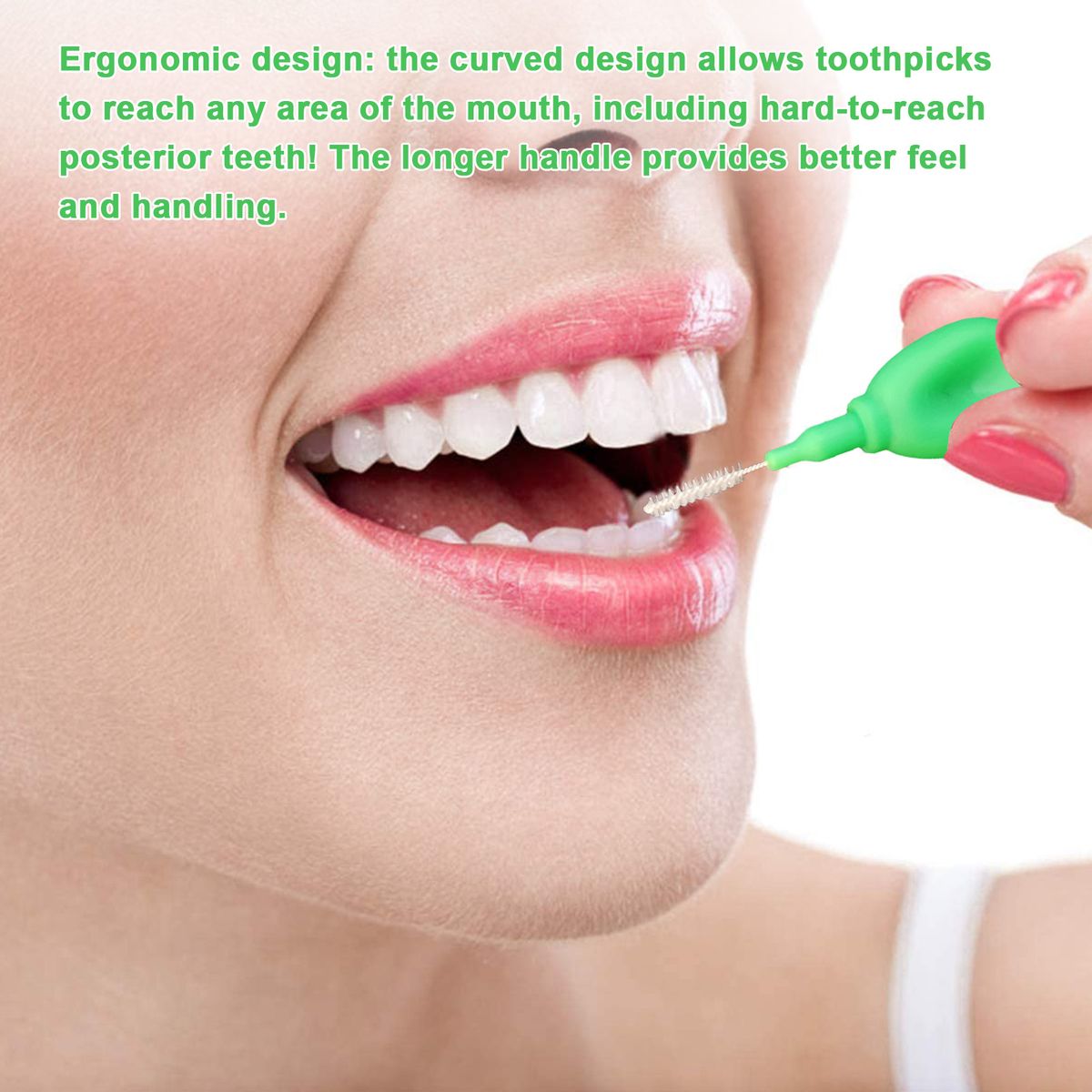 100PCS Slim Brush Tooth Interdental Cleaners Brush