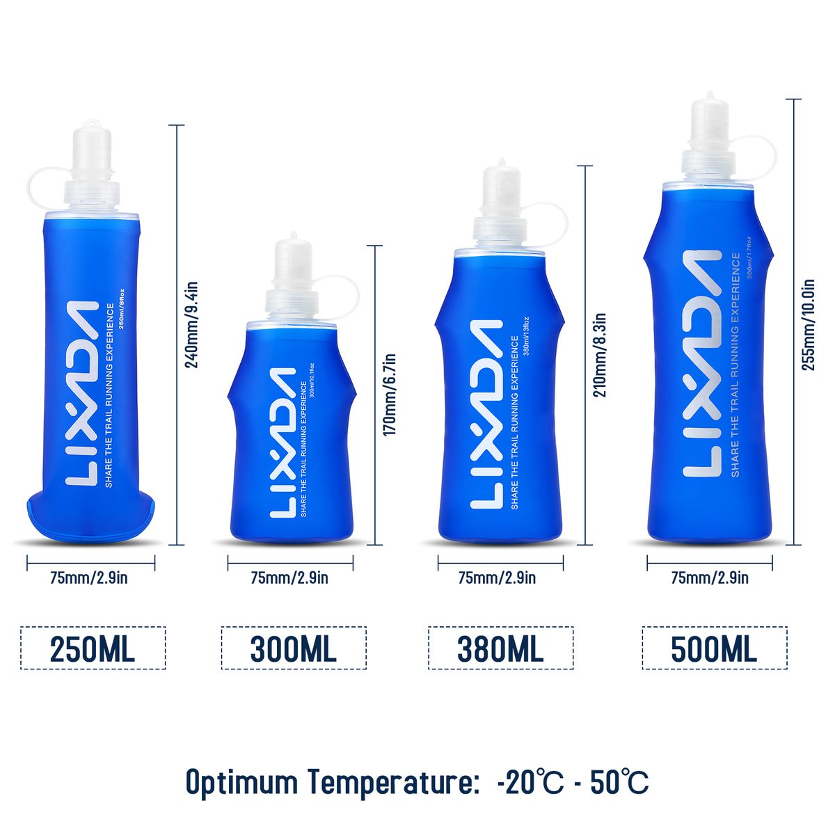 Soft Bottle Folding BPA Free Hydration Water Bottle