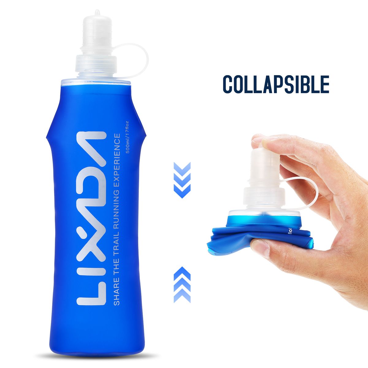 Soft Bottle Folding BPA Free Hydration Water Bottle