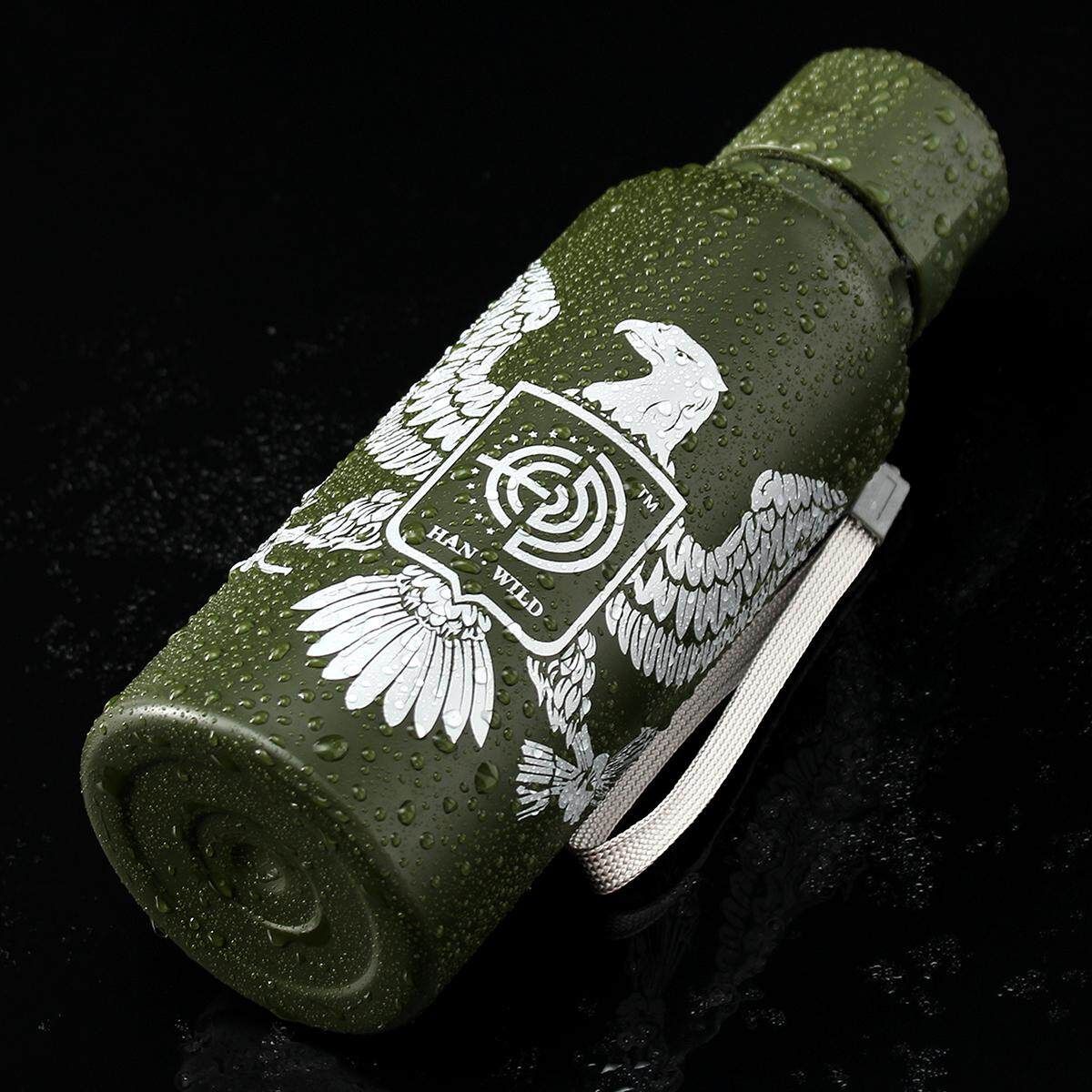 Stainless Steel Vacuum Flask 550ml Green Shield Eagle