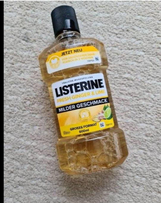 Anti-Bacterial Fresh Ginger And Lime Mouthwash 500ml