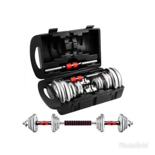 20KG Boxed Chrome Dumbbell With Barbell Extension