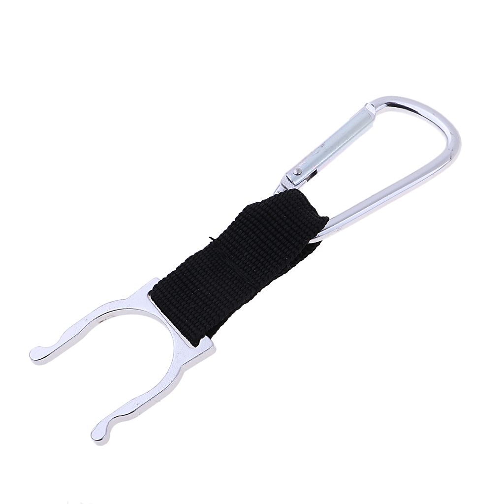Water Bottle Carabiner D Ring Cup Flask Hook Holder With
