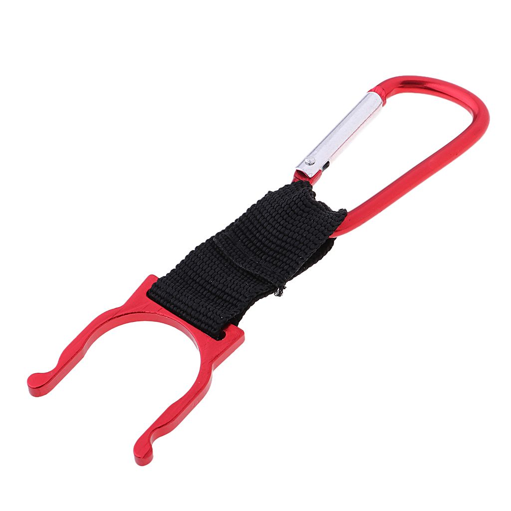 Water Bottle Carabiner D Ring Cup Flask Hook Holder With