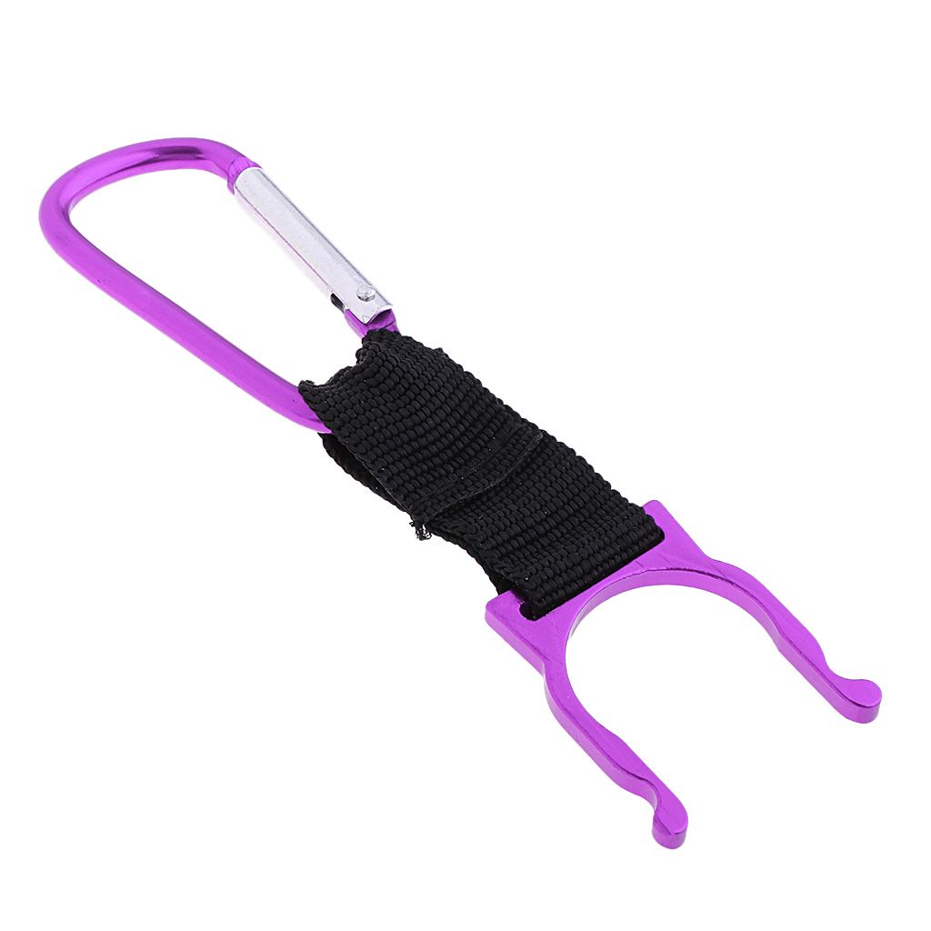 Water Bottle Carabiner D Ring Cup Flask Hook Holder With