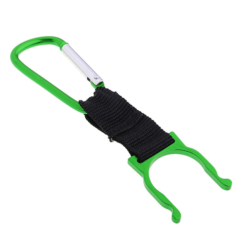 Water Bottle Carabiner D Ring Cup Flask Hook Holder With