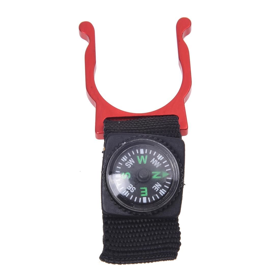 Red Carabiner Water Bottle Holder Camping Hiking with