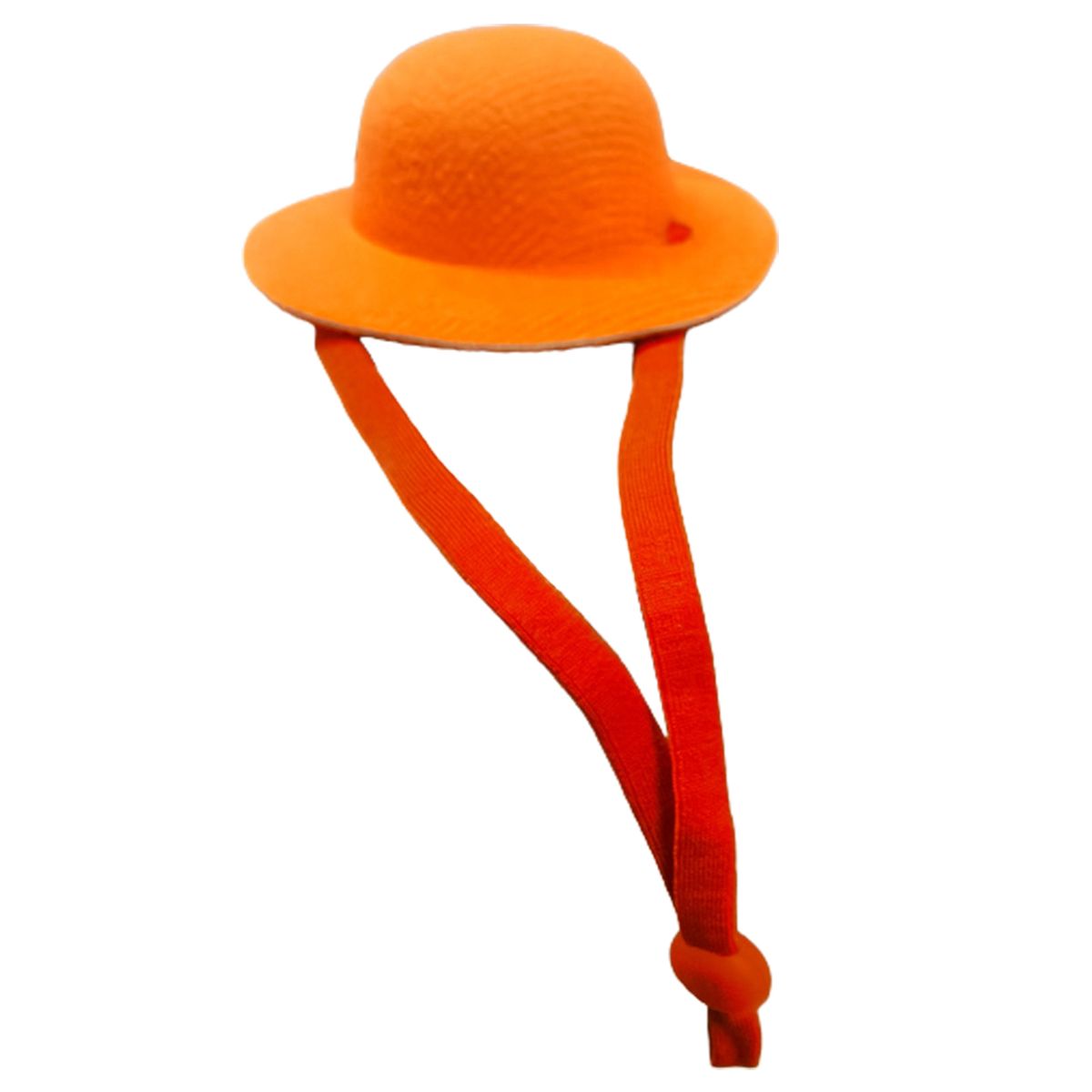 Squarrel Hat Fasten Strap Anti Slip Chicken Hat Orange