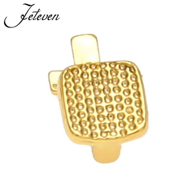 The New Single Cross Gold Teeth Set Of Silver Braces For Teeth Grillz Must Be Sold Directly To Hip-hop Accessories Manufacturers Gold Golden