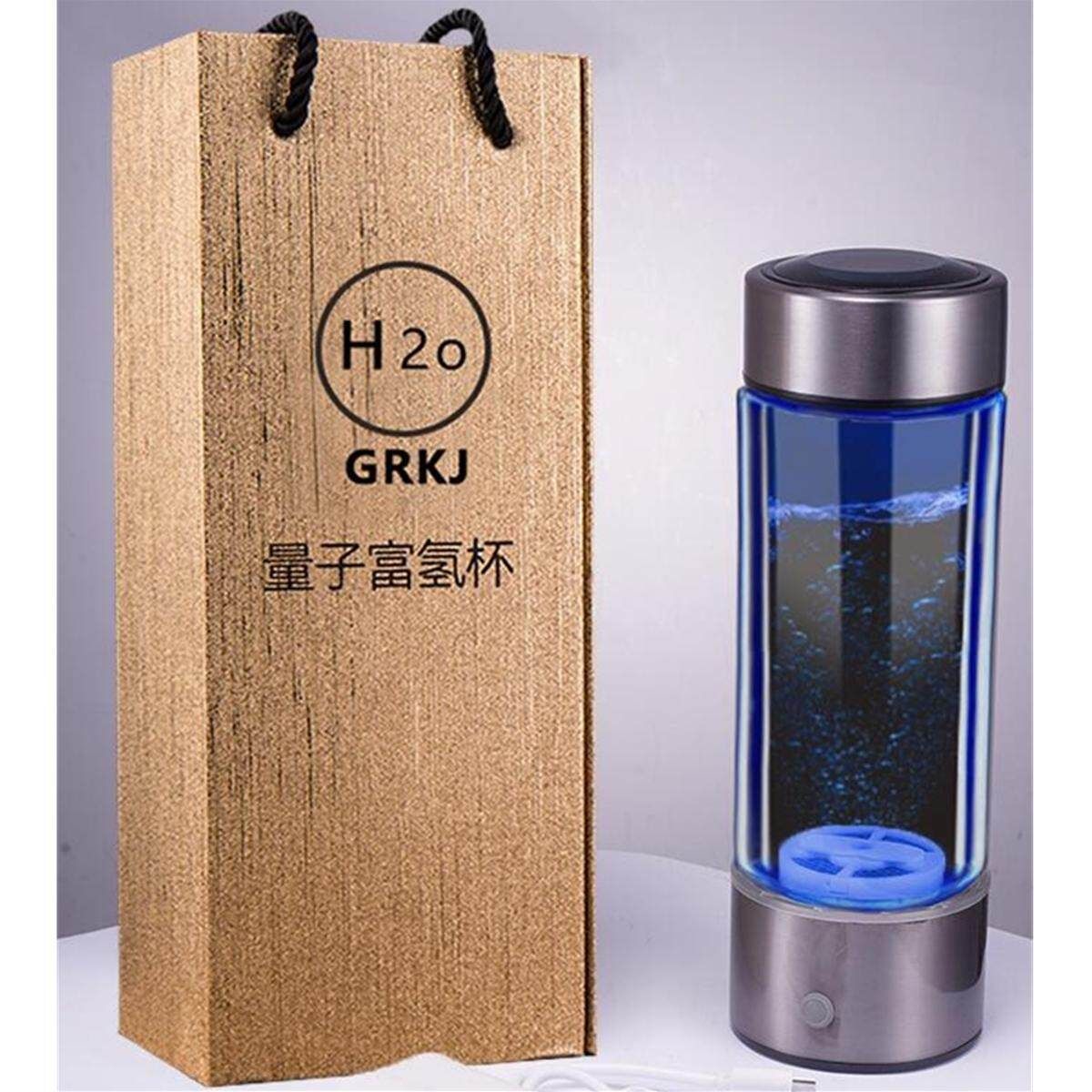 450ML Hydrogen Rich Water Bottle Cup Hydrogen Water Maker 800-1200PPB