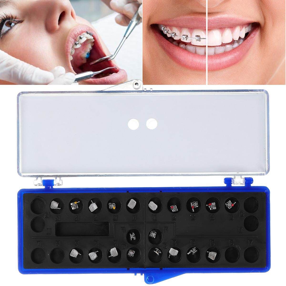 Dental Orthodontic Molar Buccal Tube Band Stainless Steel Metal Brackets Braces 0.022