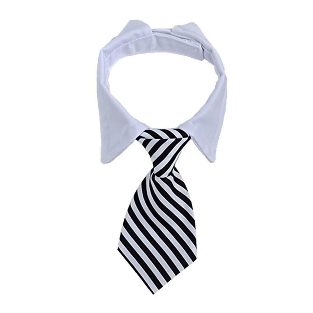 Dog Tie Dog Cat Pet Striped Neck Strap