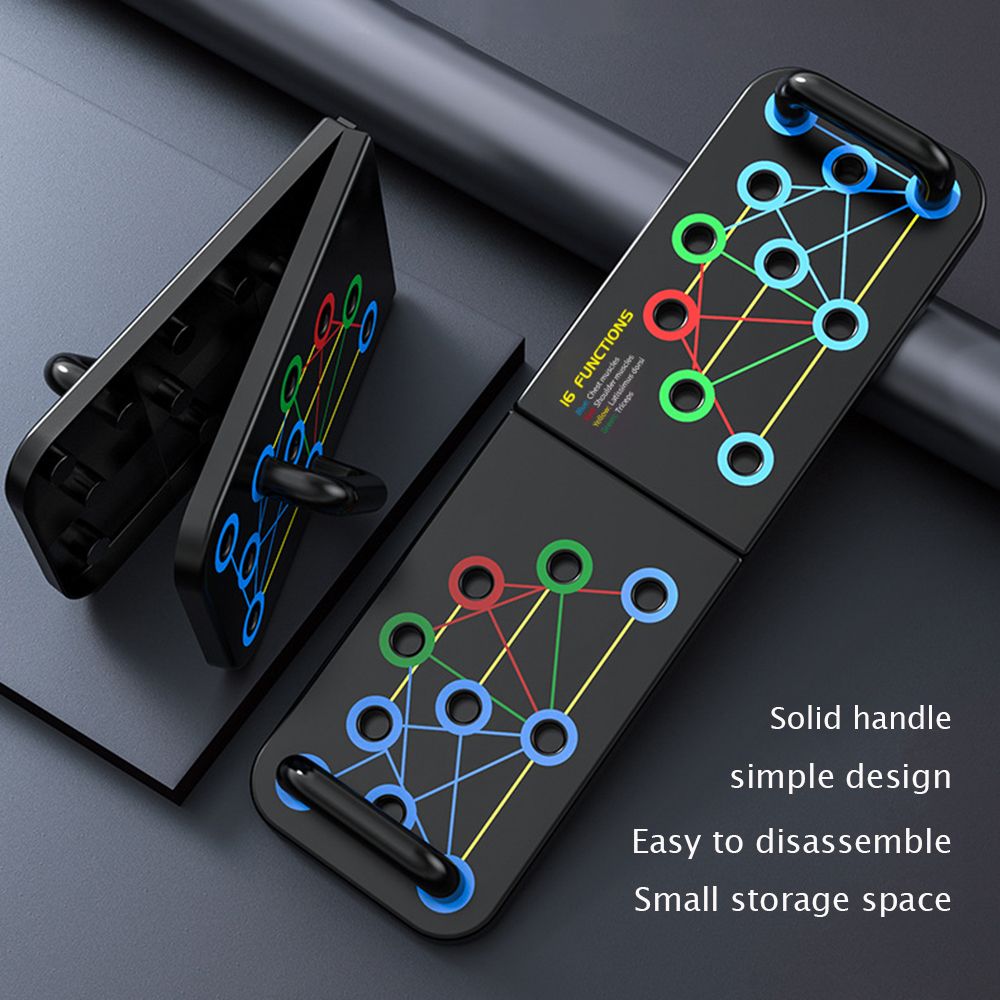 16 In 1  Rack Board Multi-Function Fitness  Stand BodyBuilding Muscle Abdominal-push Up Board