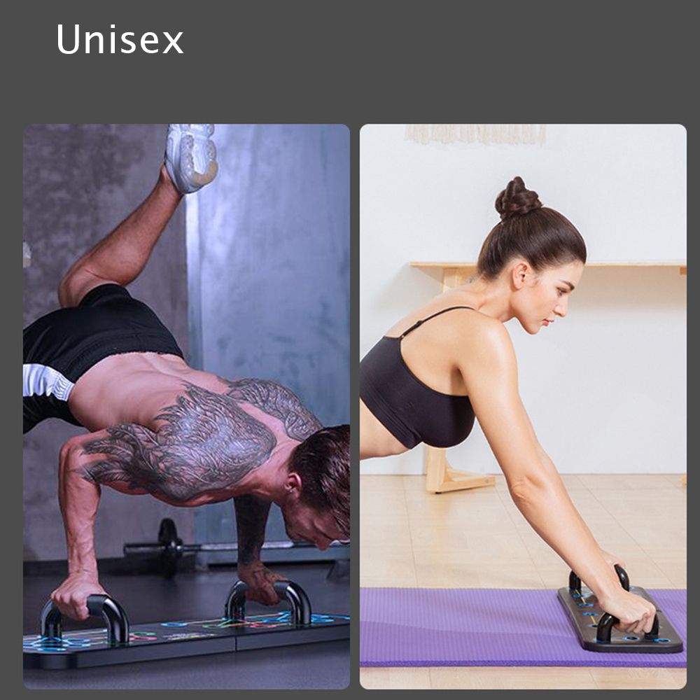 16 In 1  Rack Board Multi-Function Fitness  Stand BodyBuilding Muscle Abdominal-push Up Board