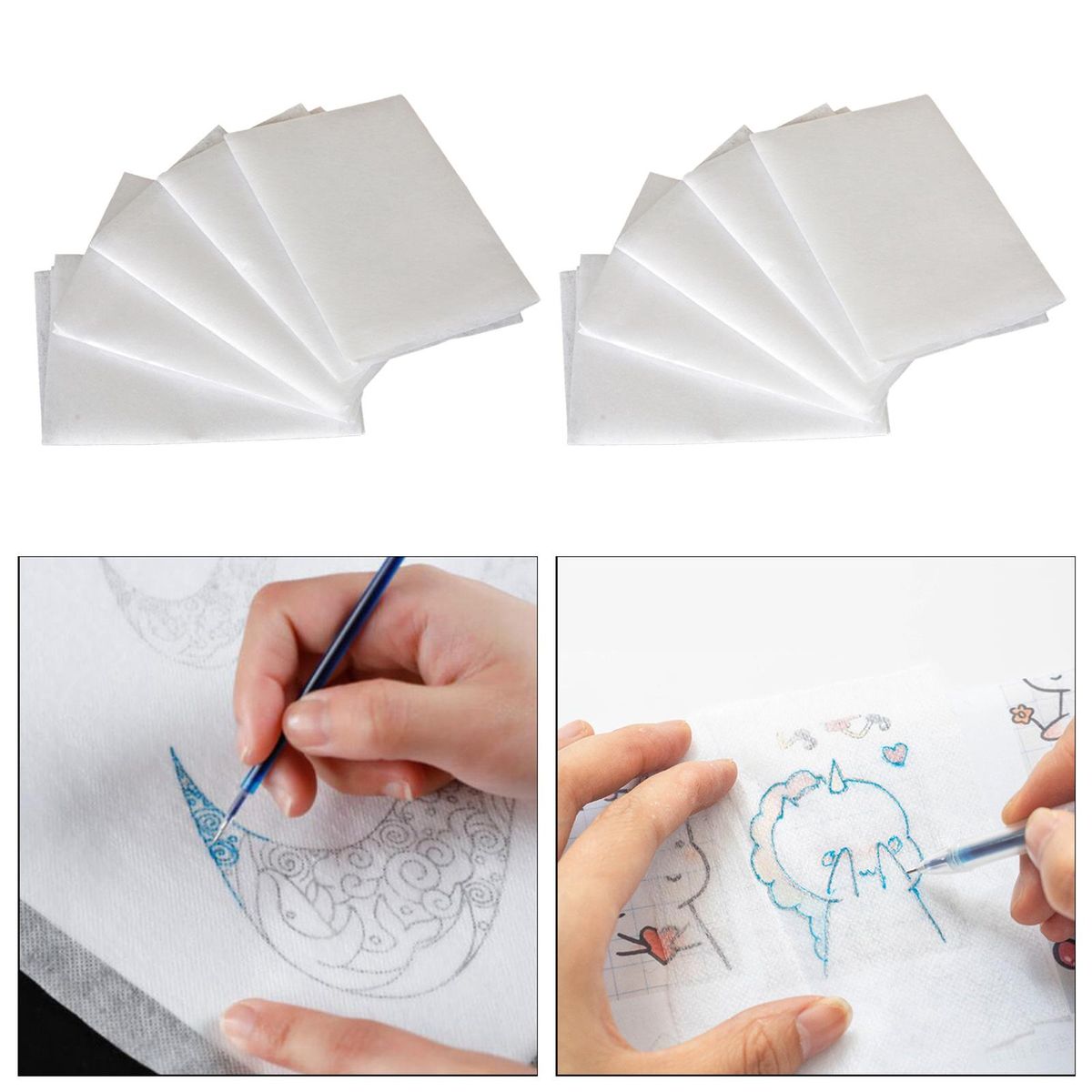10pcs Wash Away Water Soluble Embroidery Stabilizer For