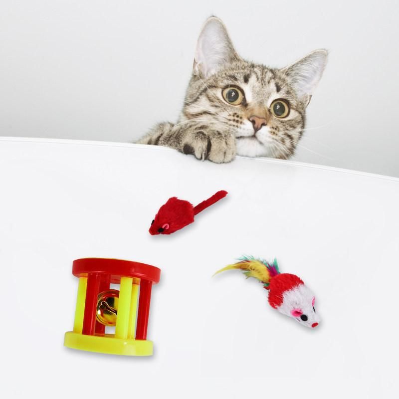 24Pcs/Set Funny Cat Stick Creative Interactive Kitten Toy-