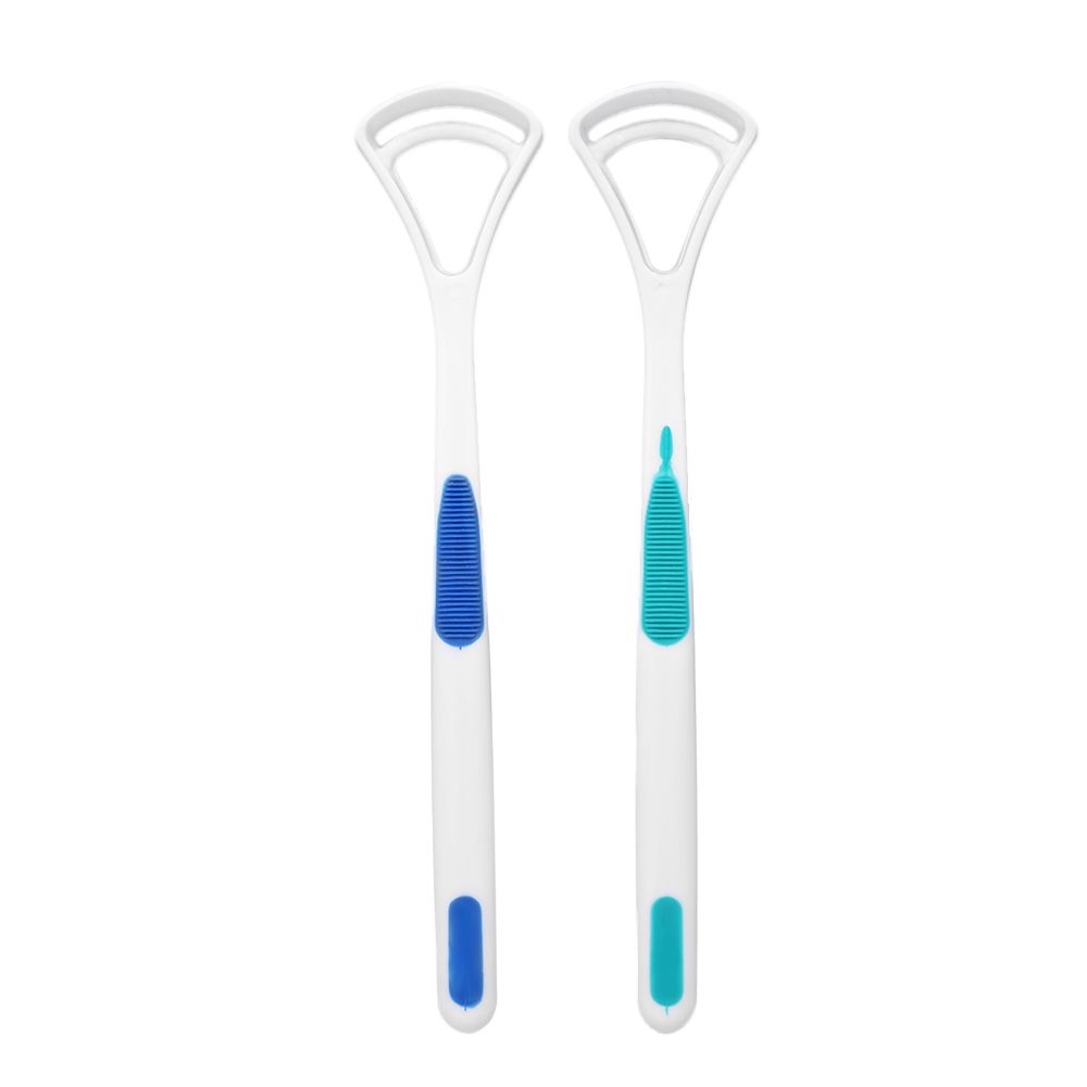2 Pcs Tongue Scraper Oral Tongue Cleaner Mouth Tongue